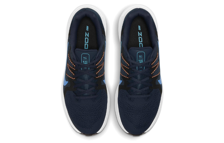 Shop 耐克Zoom Span 3蓝色拼色低帮休闲鞋 CQ9269-404