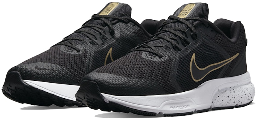 Nike Zoom Span 4 'Hitam Emas Metalik' DC8996-009 Lookbook Nike Zoom Span 4 'Hitam Emas Metalik' DC8996-009