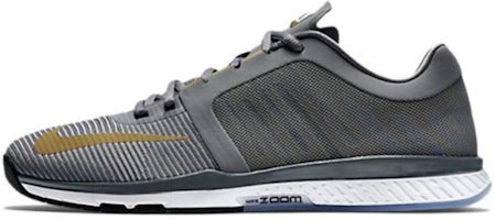 Nike Zoom Speed TR3 'Cool Grey Metallic Gold' 804401-070 Nike Zoom Speed TR3 'Cool Grey Metallic Gold' 804401-070