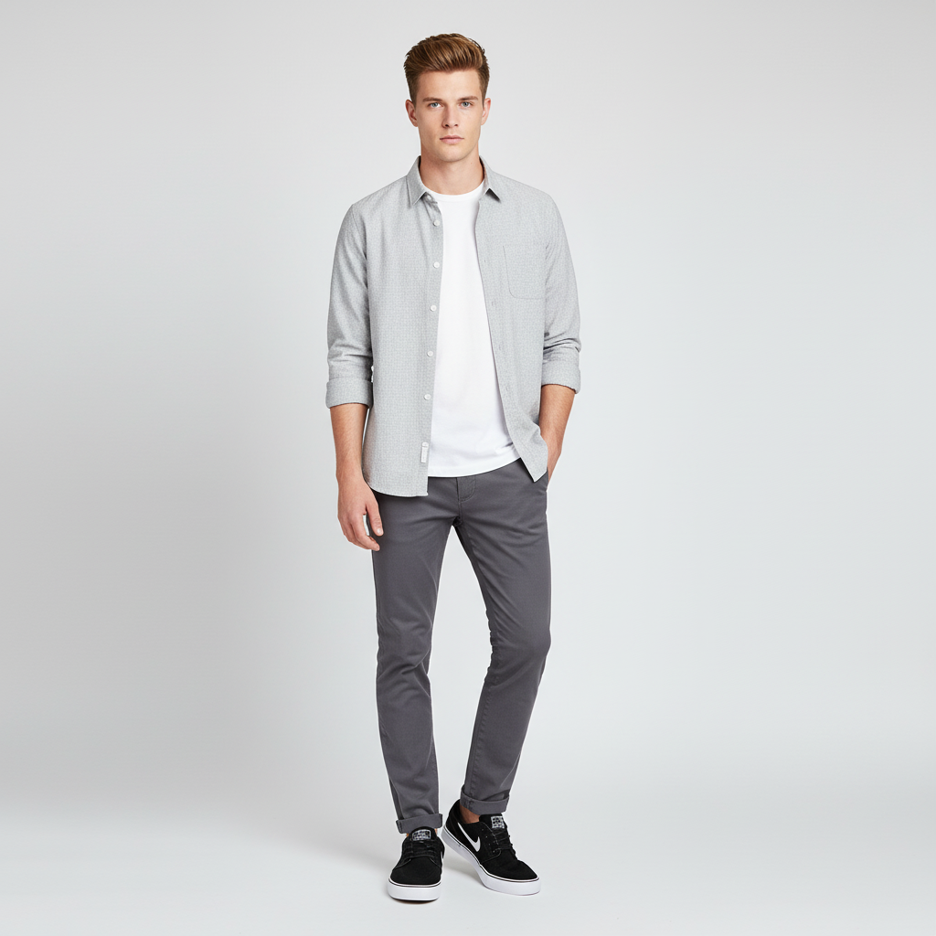 Lookbook Nike Zoom Stefan Janoski+ SB 'Hitam Putih' FD6757-001