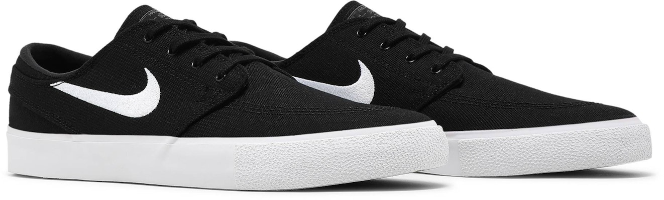 Nike SB Stefan Janoski 帆布 RM 低筒滑板鞋 男女同款 黑白 Cheap Nike SB Stefan Janoski 帆布 RM 低筒滑板鞋 男女同款 黑白