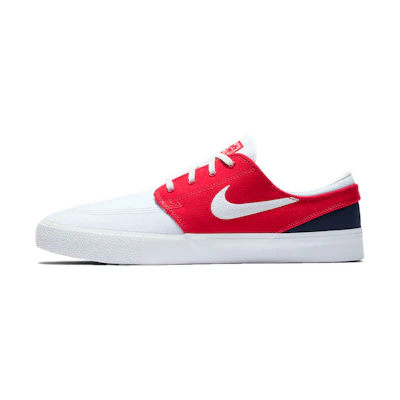 Nike Zoom Stefan Janoski Canvas RM SB 'White University Red'