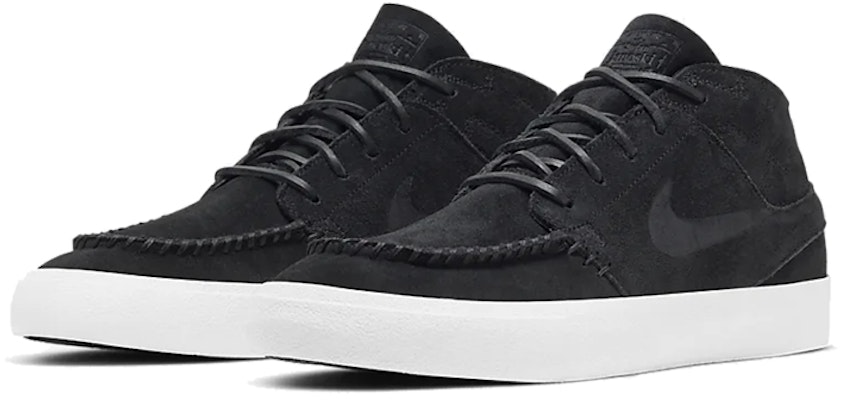 Nike Zoom Stefan Janoski Mid Crafted SB 'Negro' AQ7460-002 Lookbook Nike Zoom Stefan Janoski Mid Crafted SB 'Negro' AQ7460-002