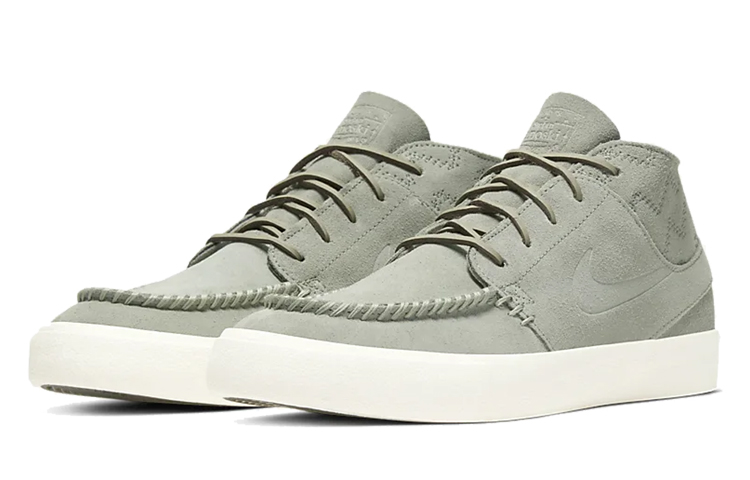 Lookbook Nike Zoom Stefan Janoski Mid Crafted SB 'Jade Horizon' Pria Skateboard AQ7460-300