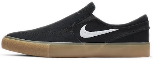 Nike Zoom Stefan Janoski Slip RM SB 'Black Gum' AT8899-001 Nike Zoom Stefan Janoski Slip RM SB 'Black Gum' AT8899-001