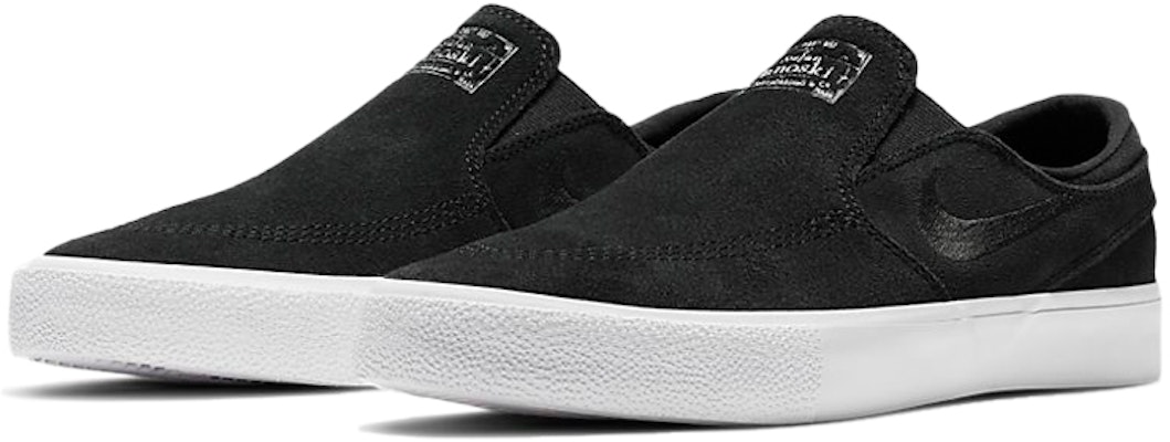 耐克Zoom Stefan Janoski Slip RM SB '黑灰' 运动鞋 AT8899-006 Lookbook 耐克Zoom Stefan Janoski Slip RM SB '黑灰' 运动鞋 AT8899-006