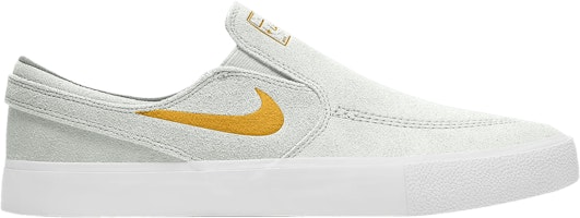 Nike Zoom Stefan Janoski Slip RM SB 'Summit White University Gold' AT8899-100 Nike Zoom Stefan Janoski Slip RM SB 'Summit White University Gold' AT8899-100