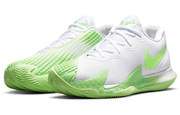 Lookbook Nike Zoom Vapor Cage 4 Rafa Clay 'White Lime Glow' DH1312-100