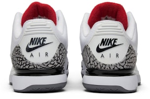 Nike Zoom Vapor Tour AJ3 'White Cement' Putih Kelabu 709998-160 Details for Nike Zoom Vapor Tour AJ3 'White Cement' Putih Kelabu 709998-160