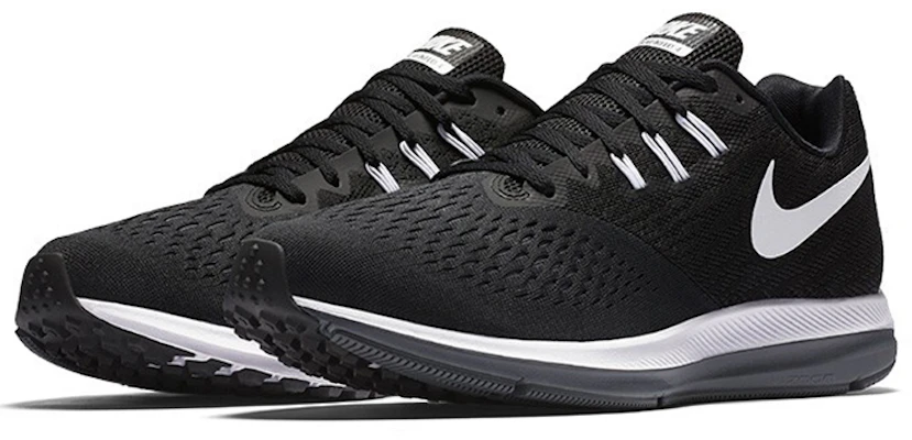 Nike Zoom Winflo 4 黑白深灰 运动鞋 898466-001 Lookbook Nike Zoom Winflo 4 黑白深灰 运动鞋 898466-001