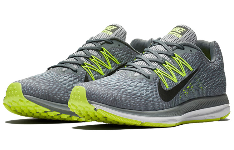 Lookbook Nike Zoom Winflo 5 低筒 跑步鞋 男款 灰綠