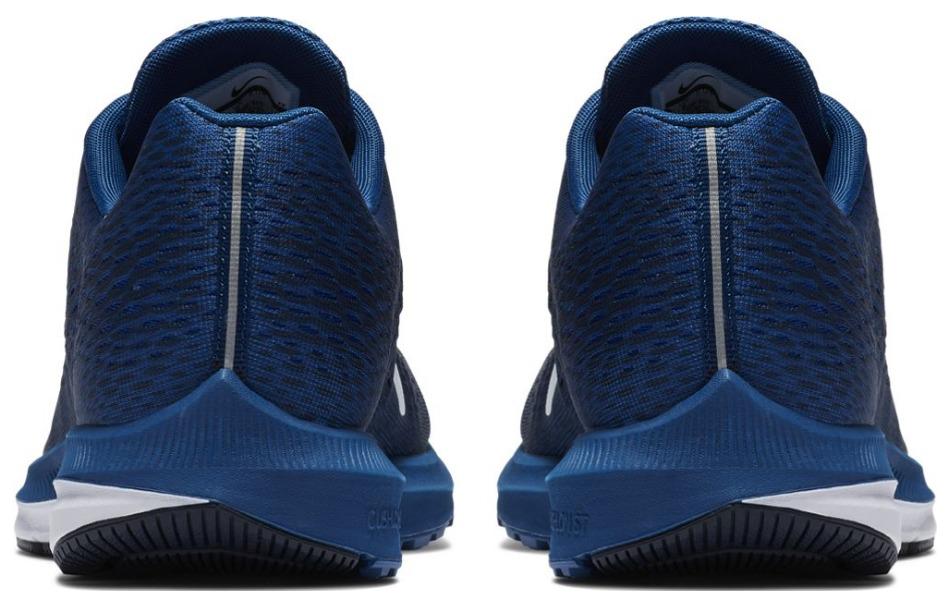 Shop Nike Zoom Winflo 5 減震防滑耐磨 低筒 跑步鞋 男款 藍白色