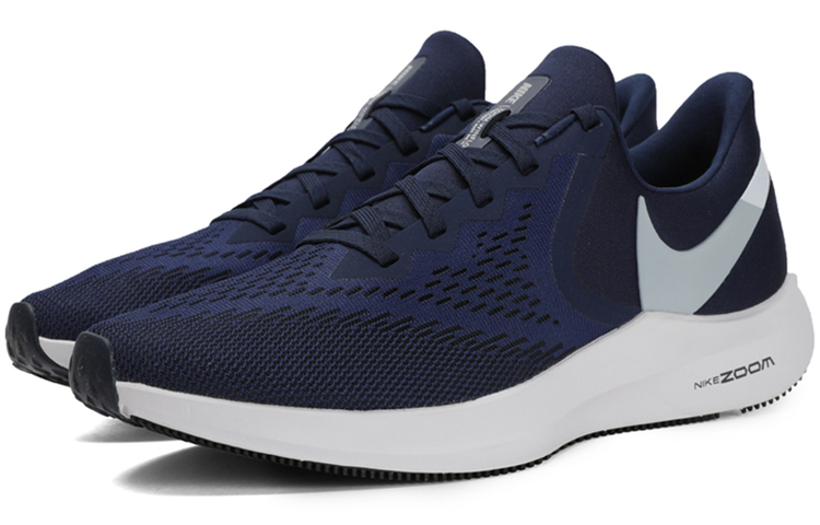 Lookbook Nike Zoom Winflo 6 編織 低筒 跑步鞋 男款 深藏青