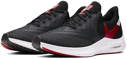 Nike Zoom Winflo 6 輕盈緩震 專業 低筒 跑步鞋 男款 黑紅白 Lookbook Nike Zoom Winflo 6 輕盈緩震 專業 低筒 跑步鞋 男款 黑紅白