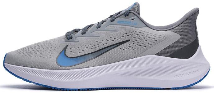 Nike Zoom Winflo 7 編織氣墊緩衝 低筒 跑步鞋 男款 灰藍 Buy Nike Zoom Winflo 7 編織氣墊緩衝 低筒 跑步鞋 男款 灰藍