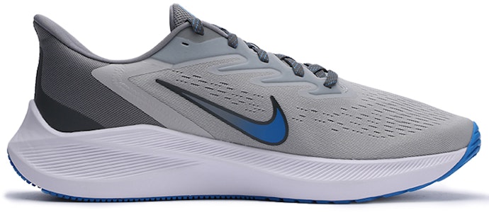 Nike Zoom Winflo 7 編織氣墊緩衝 低筒 跑步鞋 男款 灰藍 Order Nike Zoom Winflo 7 編織氣墊緩衝 低筒 跑步鞋 男款 灰藍