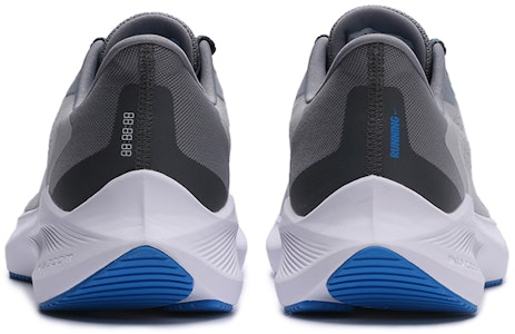 Nike Zoom Winflo 7 編織氣墊緩衝 低筒 跑步鞋 男款 灰藍 Shop Nike Zoom Winflo 7 編織氣墊緩衝 低筒 跑步鞋 男款 灰藍
