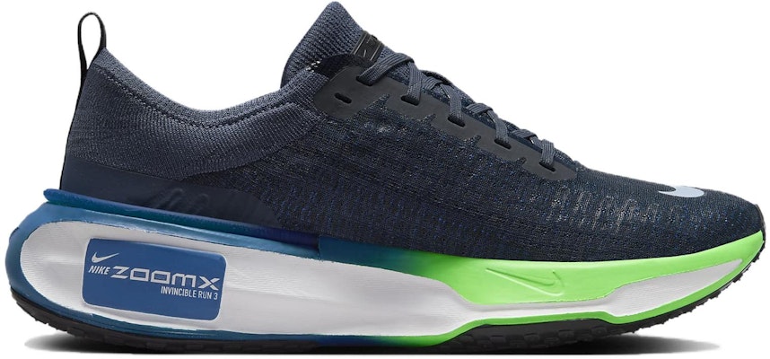 Nike Invincible Run 3 耐磨透氣 低筒 跑步鞋 男款 藍綠 Order Nike Invincible Run 3 耐磨透氣 低筒 跑步鞋 男款 藍綠