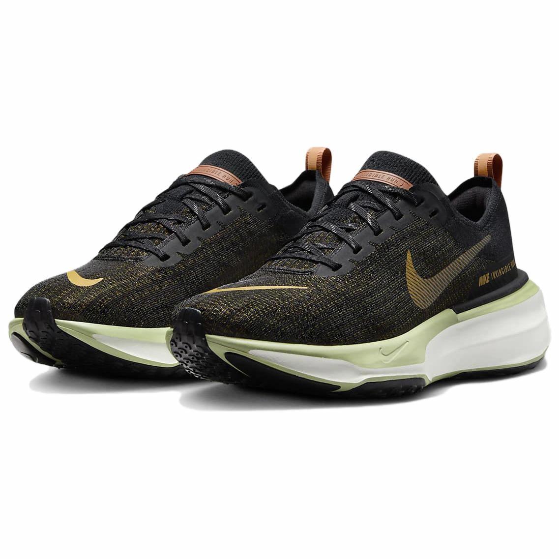 Shop 耐克ZoomX Invincible Run Flyknit 3 '黑色青铜' DR2615-004