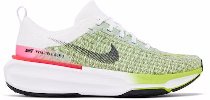 Nike ZoomX Invincible Run Flyknit 3 'White Volt Hyper Pink' FN6821-100 Nike ZoomX Invincible Run Flyknit 3 'White Volt Hyper Pink' FN6821-100
