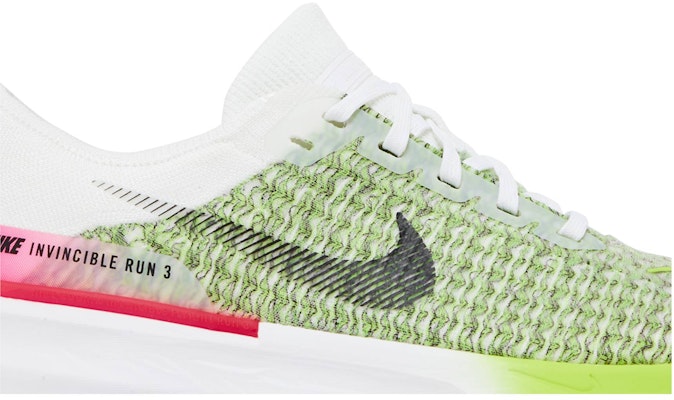 Nike ZoomX Invincible Run Flyknit 3 'Putih Volt Merah Jambu Terang' FN6821-100 Order Nike ZoomX Invincible Run Flyknit 3 'Putih Volt Merah Jambu Terang' FN6821-100