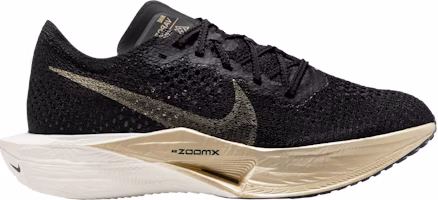 (Women) Nike ZoomX VaporFly Next 3 'Black Metallic Gold Grain' DV4130-002 (Women) Nike ZoomX VaporFly Next 3 'Black Metallic Gold Grain' DV4130-002