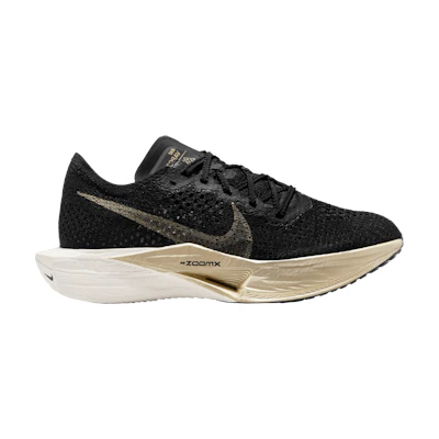 (W) Nike ZoomX VaporFly Next 3 'Black Metallic Gold Grain'