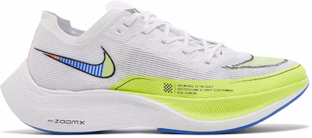 Nike ZoomX Vaporfly Next% 2 'White Volt Racer Blue' CU4111-103 Nike ZoomX Vaporfly Next% 2 'White Volt Racer Blue' CU4111-103