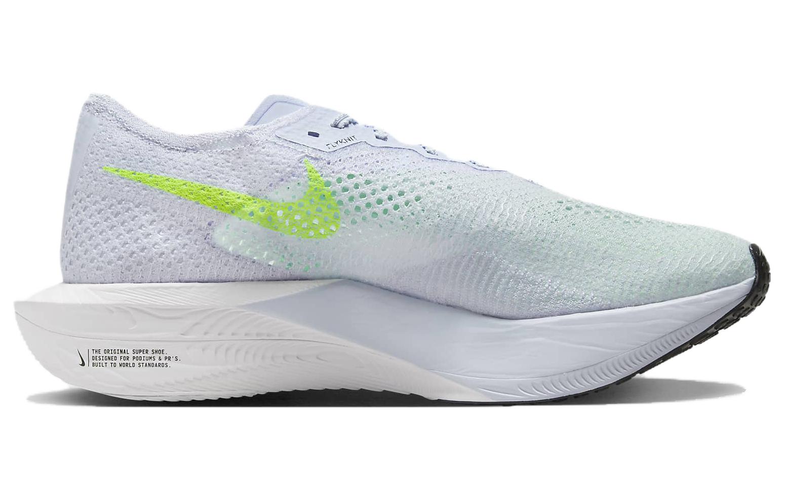 Lookbook 耐吉 Vaporfly 3 百搭簡約 防滑耐磨 低筒 跑步鞋 男款 白藍色