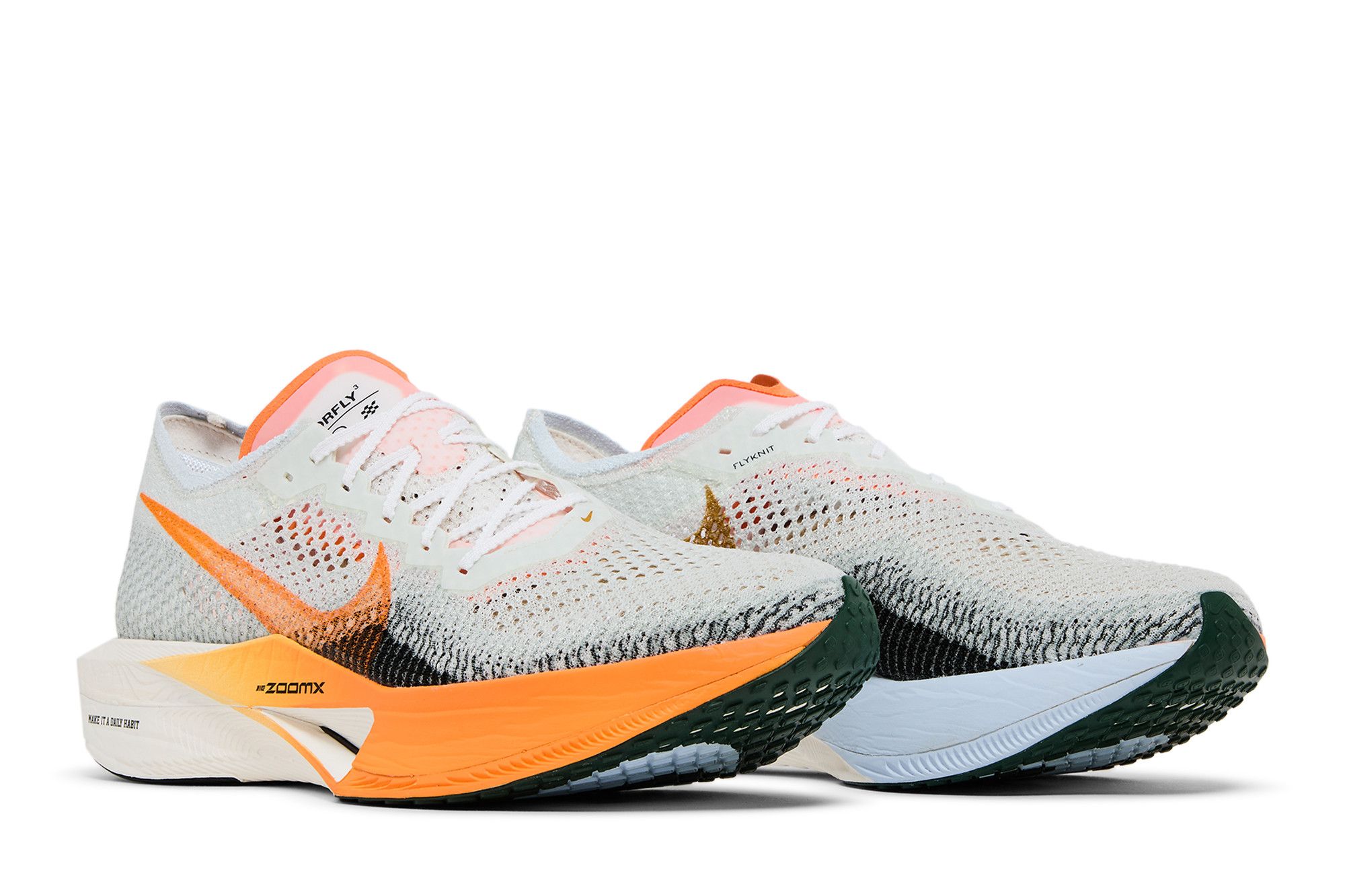 Cheap Nike ZoomX VaporFly Next% 3 ''Sea Glass Bright Mandarin'' Scarpe Running FV3633-081