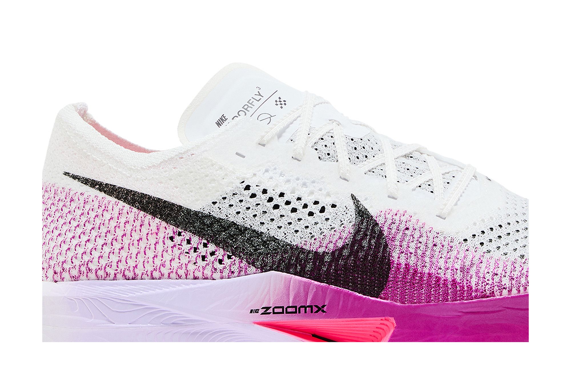 Lookbook 耐吉ZoomX VaporFly Next% 3 '白色亮紫' DV4129-104