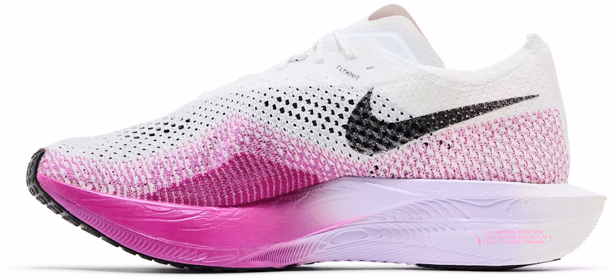 Nike ZoomX VaporFly Next% 3 'Putih Ungu Vivid' DV4129-104 Lookbook Nike ZoomX VaporFly Next% 3 'Putih Ungu Vivid' DV4129-104