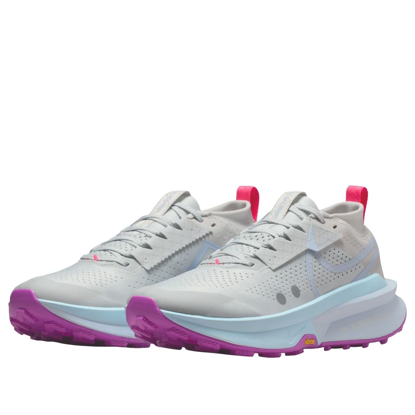 Lookbook 耐克ZoomX Zegama 2 灰尘蓝粉越野跑鞋 FD5190-014