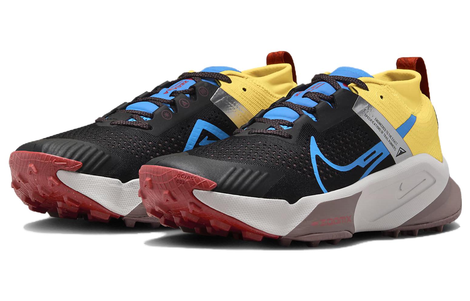 Lookbook Nike ZoomX Zegama Nero Zolfo Vivido Rosso Track Azzurro Chiaro Photo DH0623-003