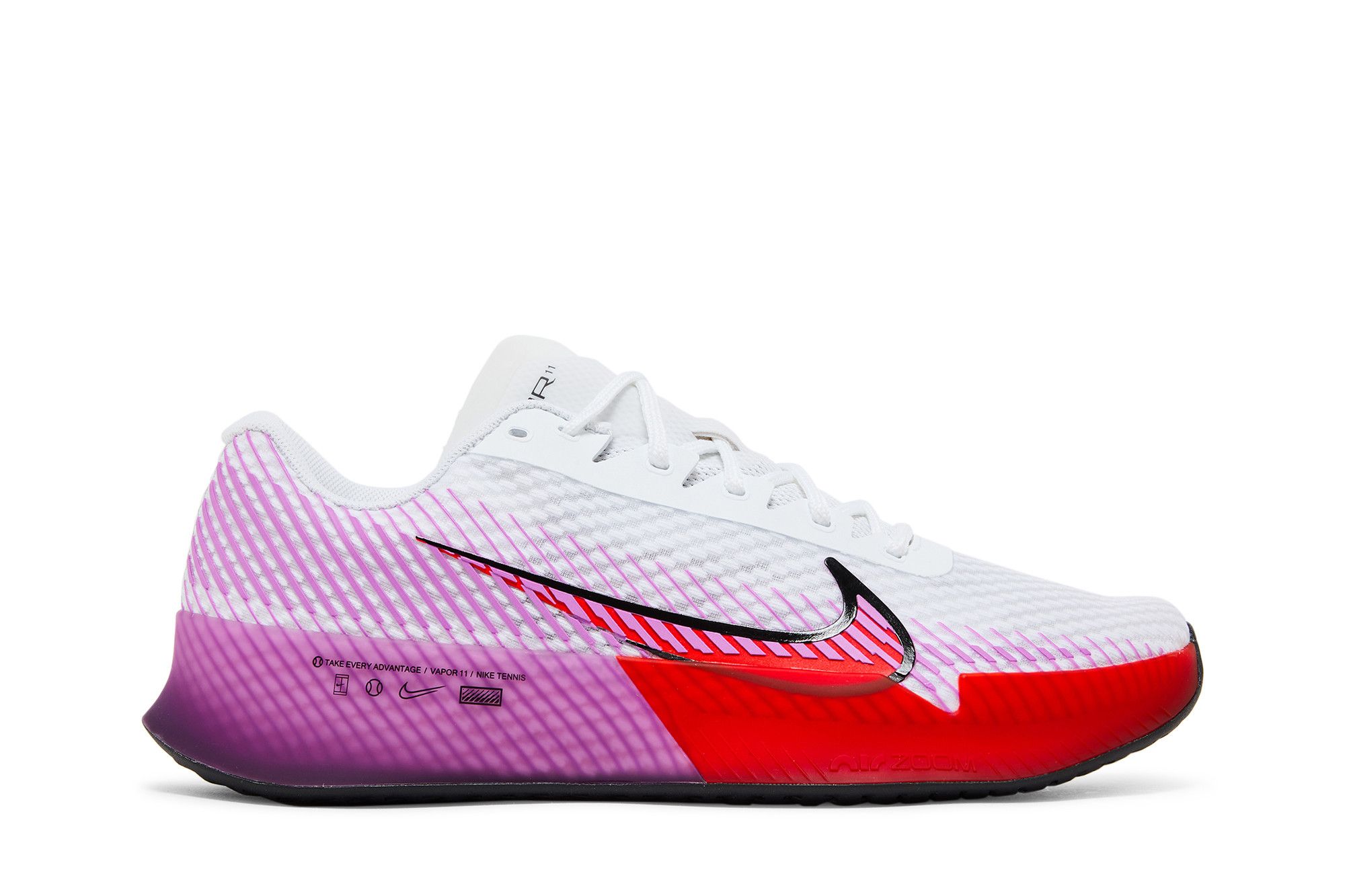 NikeCourt Air Zoom Vapor 11 'White Picante Fuchsia' DR6966-100
