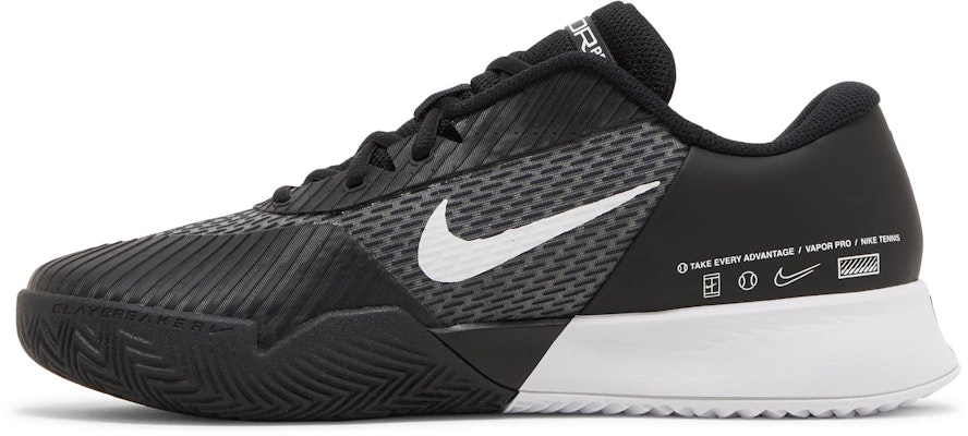 NikeCourt Air Zoom Vapor Pro 2 Clay 'Black White' DV2020-001 Lookbook NikeCourt Air Zoom Vapor Pro 2 Clay 'Black White' DV2020-001
