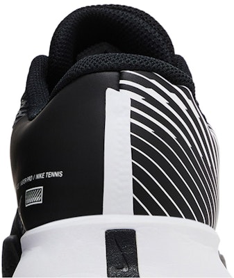 NikeCourt Air Zoom Vapor Pro 2 HC 'Negro Blanco' DR6191-001 Sizing NikeCourt Air Zoom Vapor Pro 2 HC 'Negro Blanco' DR6191-001