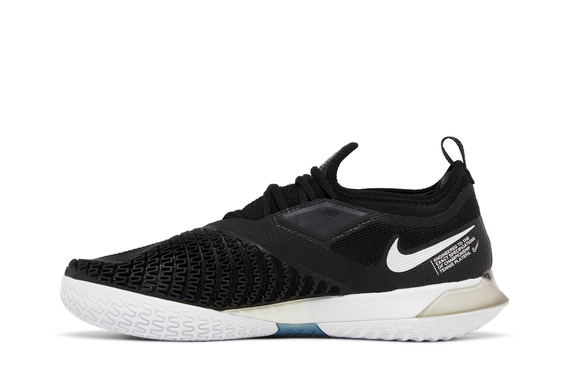 Lookbook NikeCourt React Vapor NXT 'Negro Blanco' CV0724-002