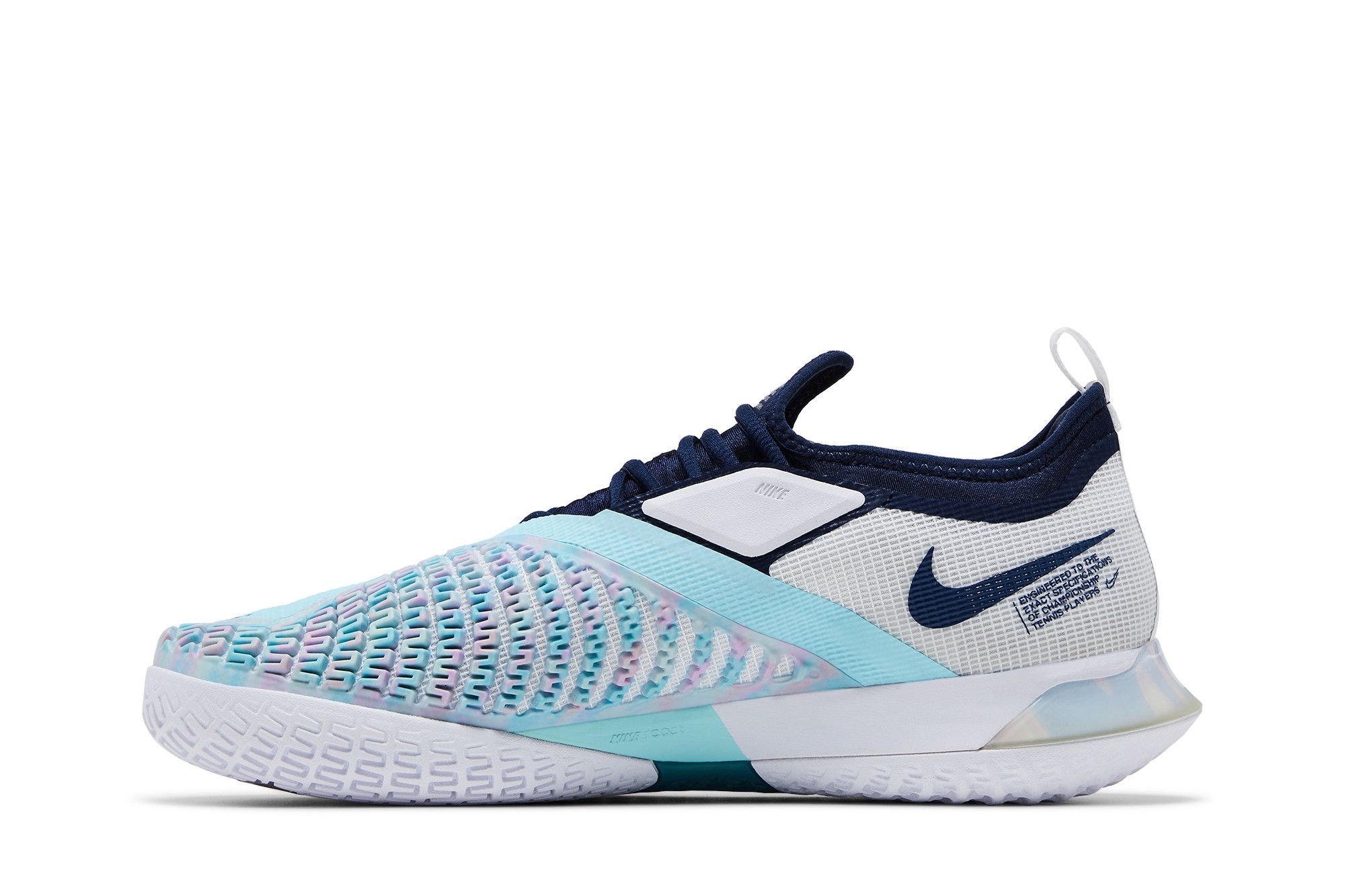 Lookbook NikeCourt React Vapor NXT 'Blanco Azul Medianoche' CV0724-102