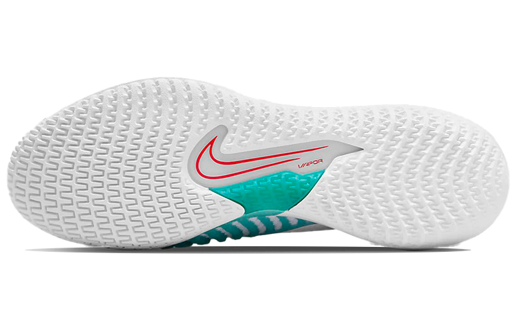 Details for NikeCourt React Vapor NXT 'Blanco Teal Lavado Rojo' CV0724-136