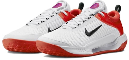 NikeCourt Zoom NXT HC 'Putih Picante Merah' DV3276-100 Lookbook NikeCourt Zoom NXT HC 'Putih Picante Merah' DV3276-100