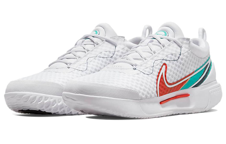 Lookbook NikeCourt Zoom Pro '白色水洗藍紅色' DH0618-136
