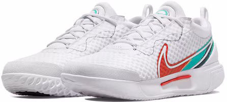 Lookbook NikeCourt Zoom Pro ''Wit Gewassen Teal Rood'' DH0618-136