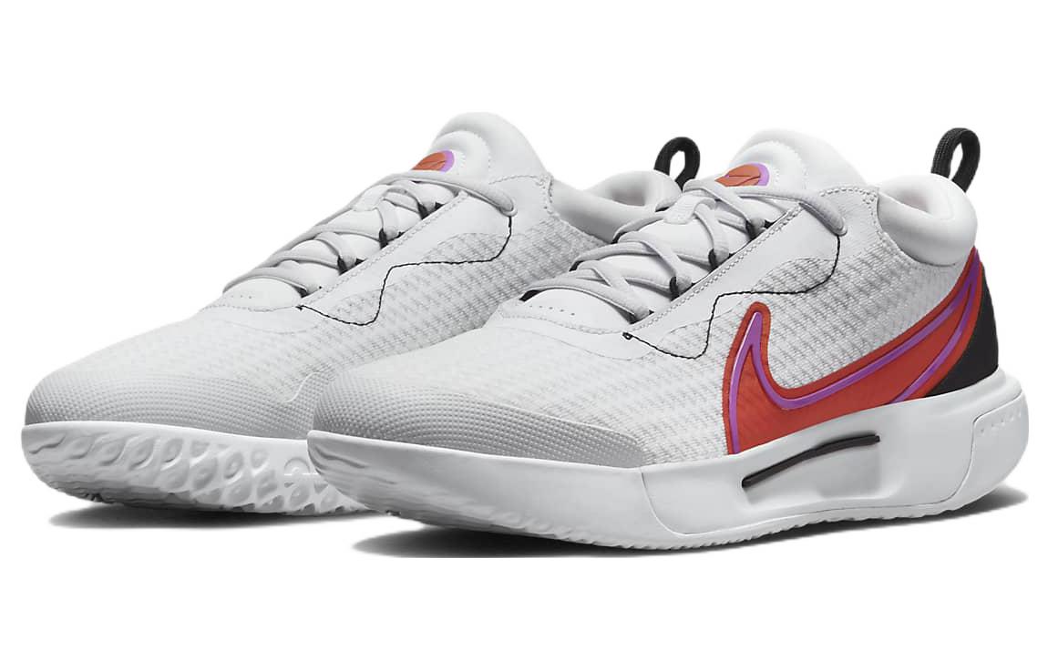 Shop NikeCourt Zoom Pro HC 'Blanco Rojo Picante' DV3278-100