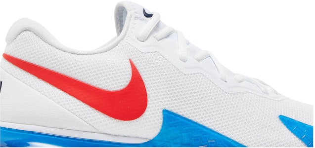 NikeCourt Zoom Vapor Cage 4 Rafa 'Blanco Azul Binario Rojo' DD1579-113 Order NikeCourt Zoom Vapor Cage 4 Rafa 'Blanco Azul Binario Rojo' DD1579-113
