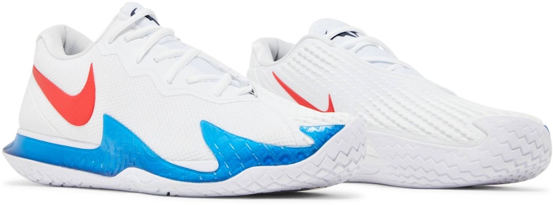 NikeCourt Zoom Vapor Cage 4 Rafa 'Blanco Azul Binario Rojo' DD1579-113 Cheap NikeCourt Zoom Vapor Cage 4 Rafa 'Blanco Azul Binario Rojo' DD1579-113
