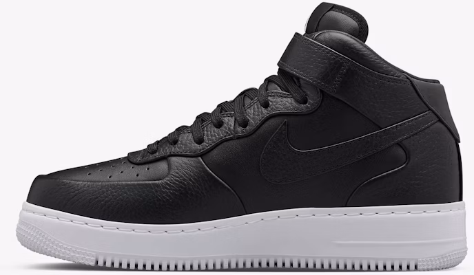 NikeLab AF1 ミッド 黒白 (NikeLab AF1 Mid Kuro Shiro) 819677-002 Order NikeLab AF1 ミッド 黒白 (NikeLab AF1 Mid Kuro Shiro) 819677-002