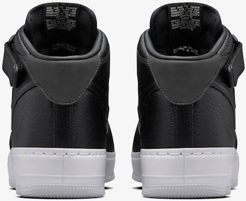 NikeLab AF1 ミッド 黒白 (NikeLab AF1 Mid Kuro Shiro) 819677-002 Shop NikeLab AF1 ミッド 黒白 (NikeLab AF1 Mid Kuro Shiro) 819677-002
