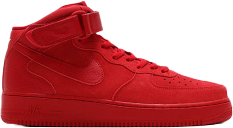 Buy NikeLab Air Force 1 Mid ''Gym Red'' Rood Sneaker 819677-600