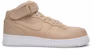 NikeLab Air Force 1 Mid 'Vachetta Tan' Lelaki Kasut Kulit Coklat Edisi Istimewa. 819677-200